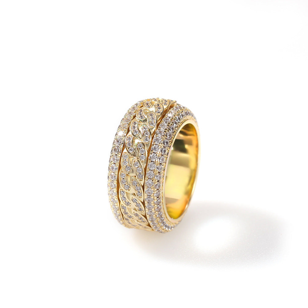 Rotatable Cuban ring