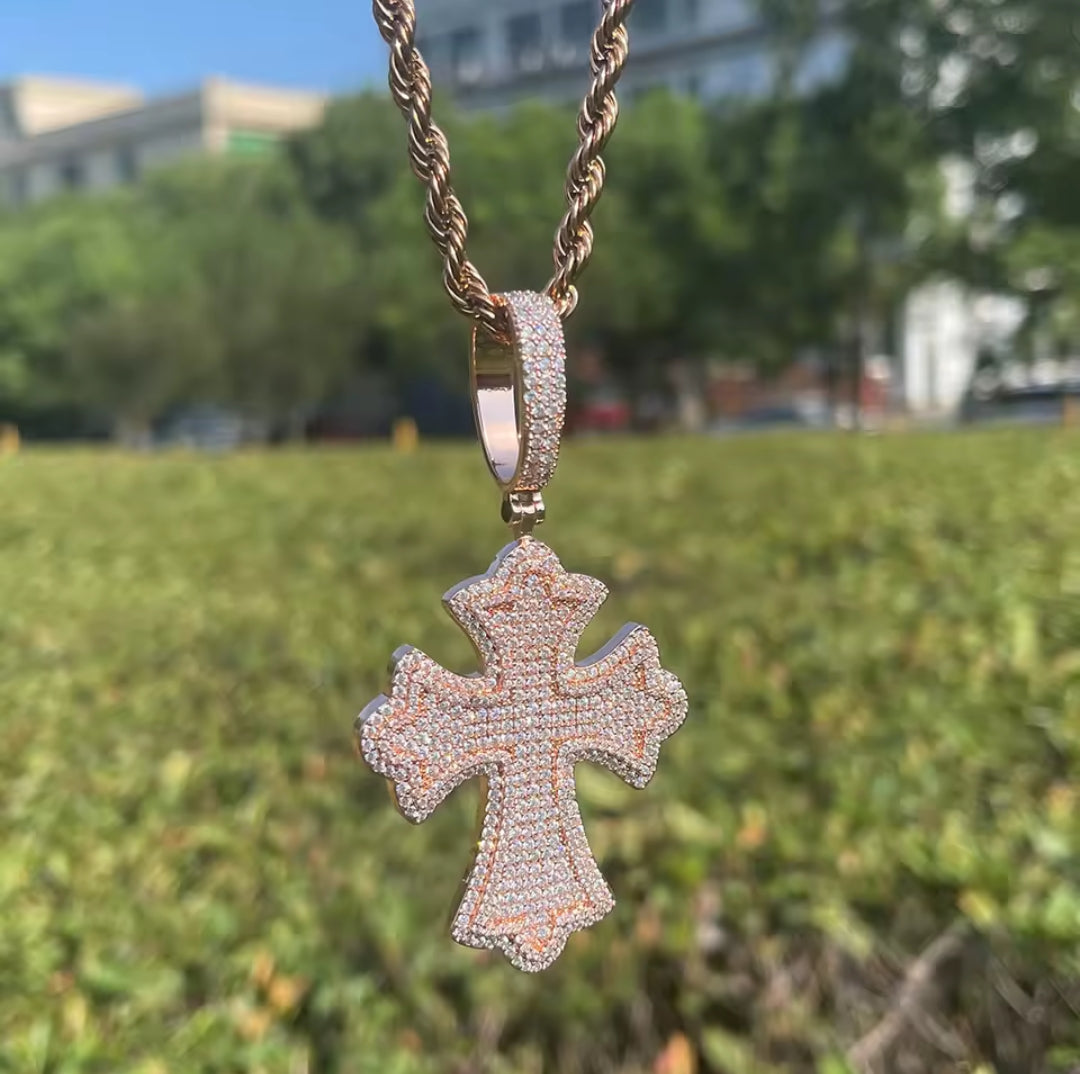 DoublePlated Cross Pendant