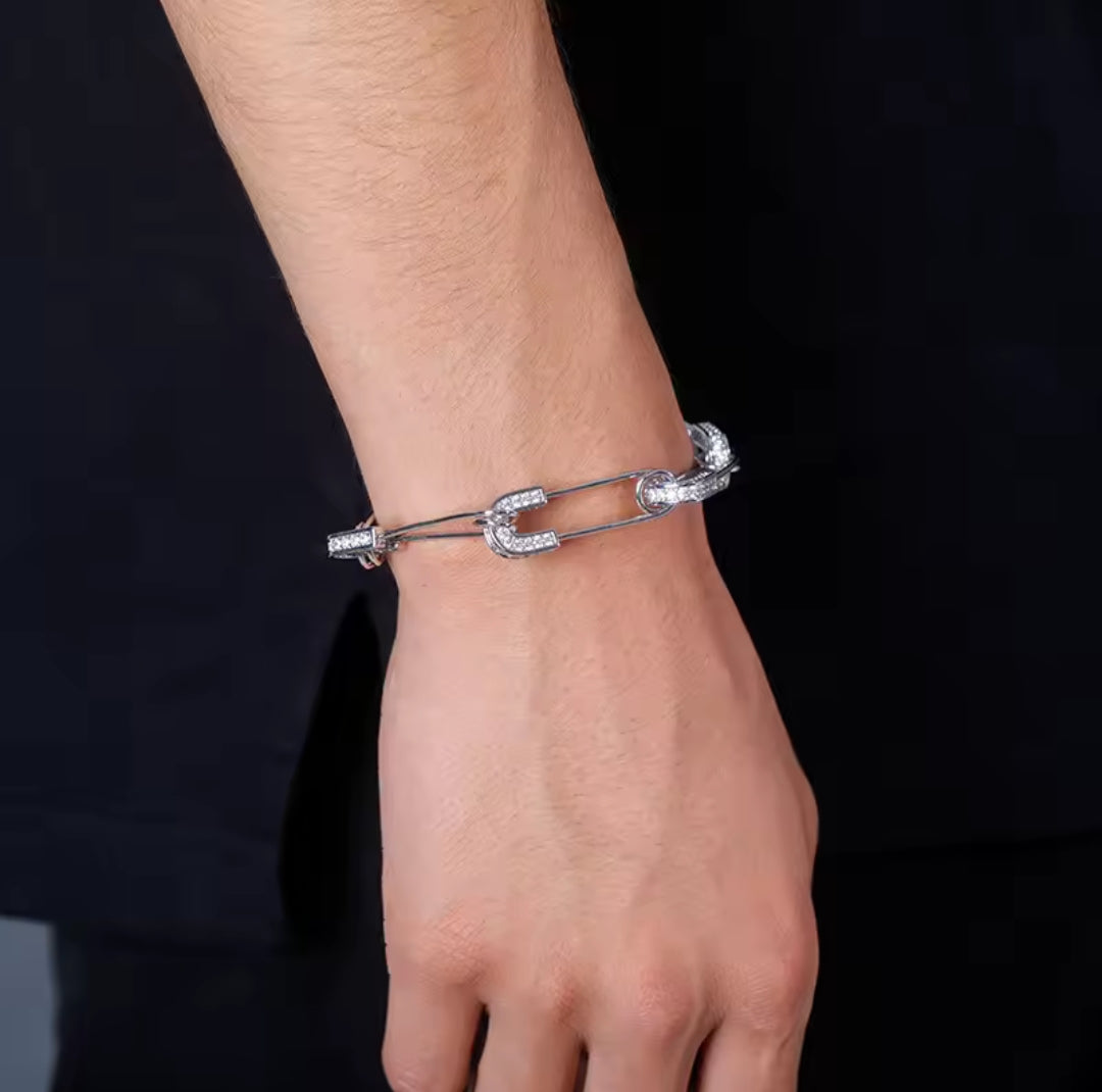 Safety Pin Bracelet