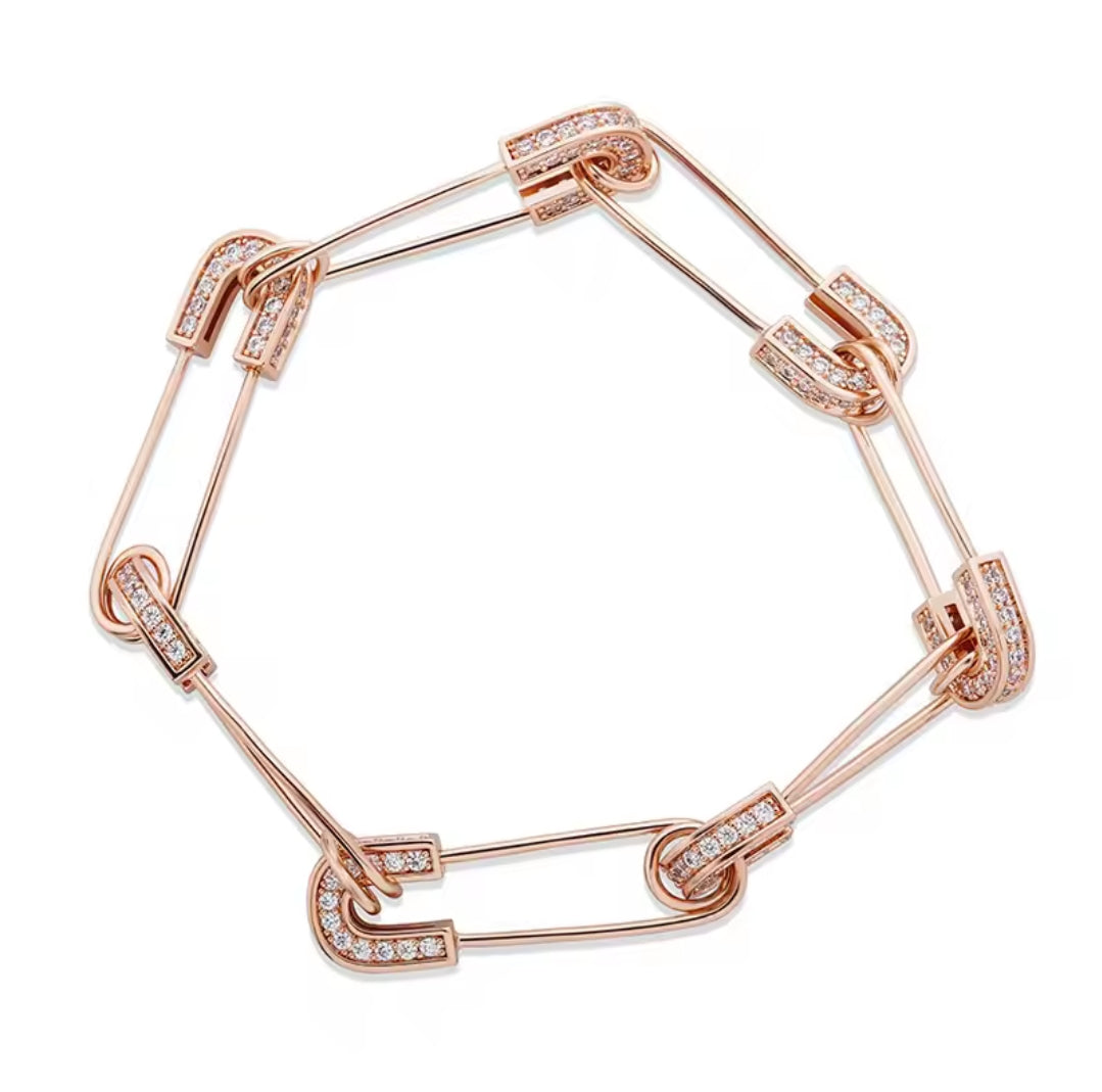 Safety Pin Bracelet