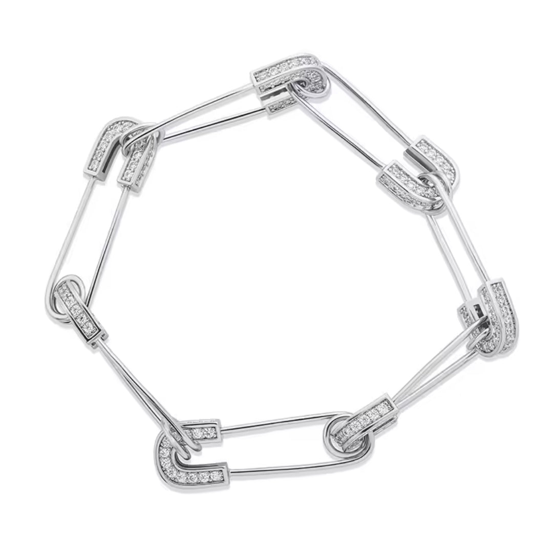 Safety Pin Bracelet