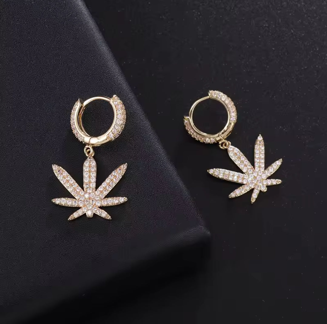 Weed Earrings