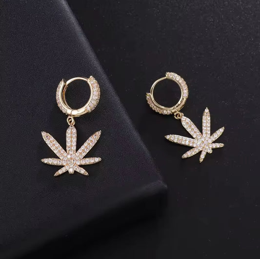 Weed Earrings